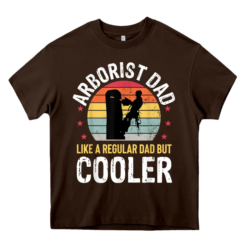 Arborist Dad Tree Climber Logger Woodworker Chainsaw Mens T Shirt Heavy Core Tee by linhVisuals | Teevron