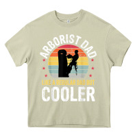 Mossy arborist dad tree climber logger woodworker chainsaw mens t shirt Heavy Core Tee - linhVisuals