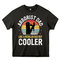 Asphalt arborist dad tree climber logger woodworker chainsaw mens t shirt Heavy Core Tee - linhVisuals