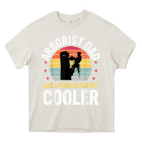 Cream arborist dad tree climber logger woodworker chainsaw mens t shirt Heavy Core Tee - linhVisuals