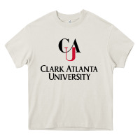 Cream Clark Atlanta University Heavy Core Tee - linhVisuals