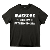 Asphalt awesome like my father in law funny fathers day gift men wom t shirt Heavy Core Tee - linhVisuals