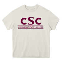 Cream Chadron State College Heavy Core Tee - linhVisuals