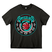 Asphalt vancouver grizzlie retro Heavy Core Tee - linhVisuals