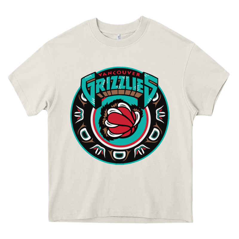 Vancouver Grizzlie Retro Heavy Core Tee by linhVisuals | Teevron