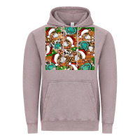 Vintage Zinc santa skeleton christmas tumbler Vintage Hoodie - Artiststas