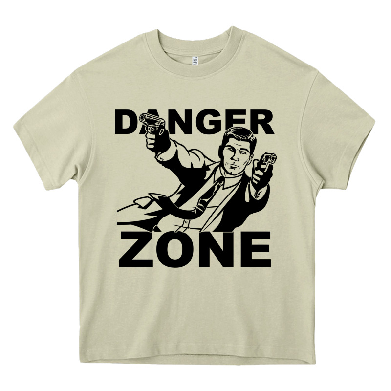 Archer Danger Zone Heavy Core Tee by linhVisuals | Teevron