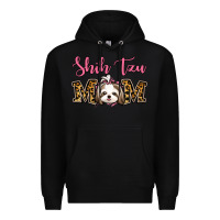 Black Shih Tzu Mom Premium Hoodie - Jasminsmagicworld