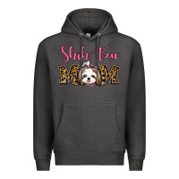 Charcoal Heather Shih Tzu Mom Premium Hoodie - Jasminsmagicworld