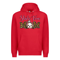 Red Shih Tzu Mom Premium Hoodie - Jasminsmagicworld