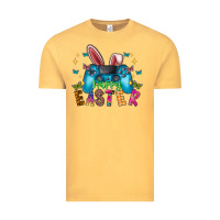 Vintage Mustard Happy Easter Gamer Vintage Tee - CowhideDigitalArt
