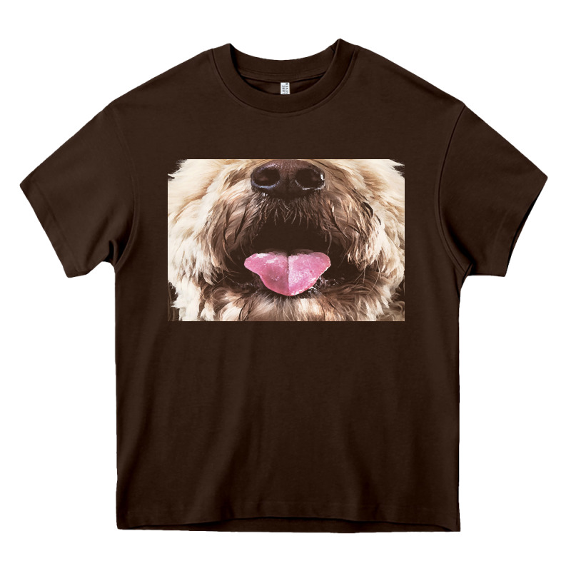 Labradoodle T  Shirtfunny Labradoodle Face Mask Funny Dog Mouth T  Shi Heavy Core Tee by linhVisuals | Teevron