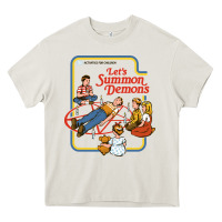 Cream let's summon demons Heavy Core Tee - linhVisuals