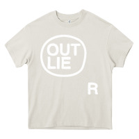 Cream outlier Heavy Core Tee - linhVisuals