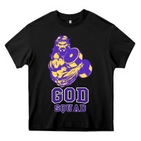 Black kelvins god squad strong Heavy Core Tee - linhVisuals
