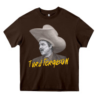Chocolate Brown turd retro snl celebrity Heavy Core Tee - linhVisuals