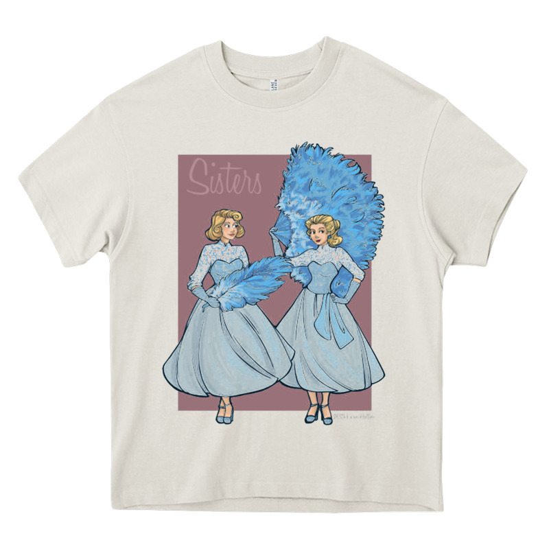 Sisters    White Christmas Heavy Core Tee by linhVisuals | Teevron