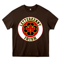 Chocolate Brown letterkenny irish shoresy shamrock Heavy Core Tee - linhVisuals