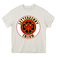 Cream letterkenny irish shoresy shamrock Heavy Core Tee - linhVisuals