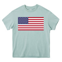 Arona american flag Heavy Core Tee - linhVisuals