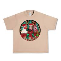 Burro Chickens Urban Heavy Tee - CowhideDigitalArt