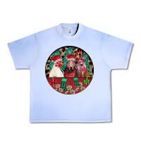 Grape Ice Chickens Urban Heavy Tee - CowhideDigitalArt