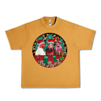 Peanut Butter Chickens Urban Heavy Tee - CowhideDigitalArt