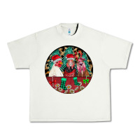 Pistachio Chickens Urban Heavy Tee - CowhideDigitalArt