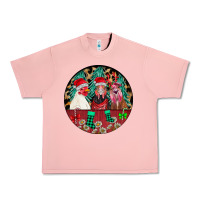 Salmon Chickens Urban Heavy Tee - CowhideDigitalArt