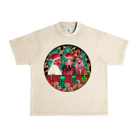 Sandshell Chickens Urban Heavy Tee - CowhideDigitalArt