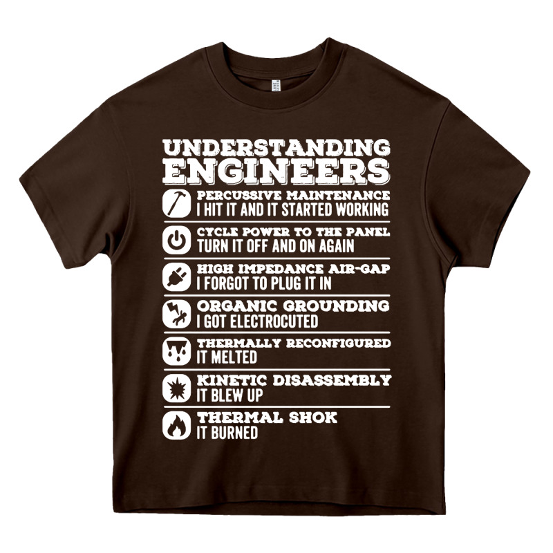 Understanding Engineers Funny Heavy Core Tee by linhVisuals | Teevron