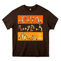 Chocolate Brown calvin Heavy Core Tee - linhVisuals