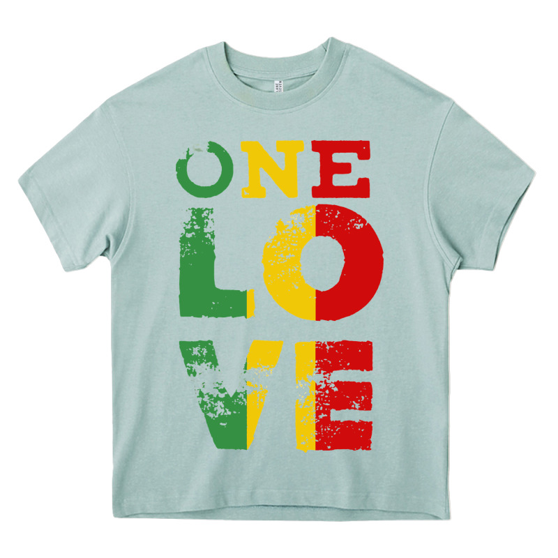 One Love Rasta Reggae Heavy Core Tee by linhVisuals | Teevron