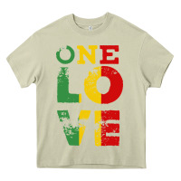 Mossy one love rasta reggae Heavy Core Tee - linhVisuals