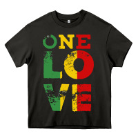 Asphalt one love rasta reggae Heavy Core Tee - linhVisuals