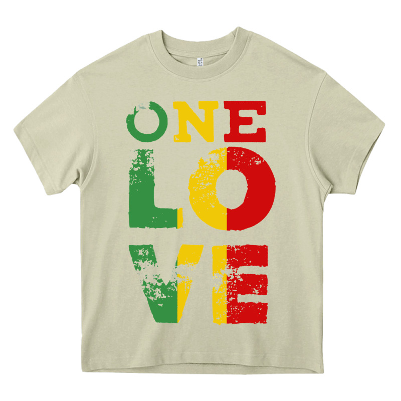 One Love Rasta Reggae Heavy Core Tee by linhVisuals | Teevron