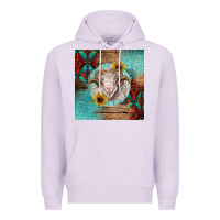 Lilac western merino Premium Hoodie - BarkalooDesign
