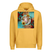 Mustard western merino Premium Hoodie - BarkalooDesign