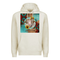 Oatmeal Heather western merino Premium Hoodie - BarkalooDesign