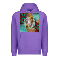Purple western merino Premium Hoodie - BarkalooDesign