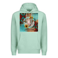 Seafoam western merino Premium Hoodie - BarkalooDesign