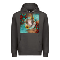 Smoke western merino Premium Hoodie - BarkalooDesign