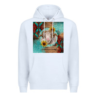 White western merino Premium Hoodie - BarkalooDesign