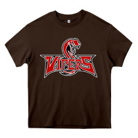 Chocolate Brown vipers sports Heavy Core Tee - linhVisuals