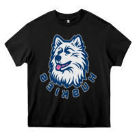 Black HUSKIES Heavy Core Tee - linhVisuals