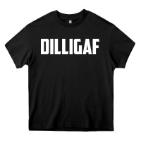 Black dilligaf    bowling Heavy Core Tee - linhVisuals