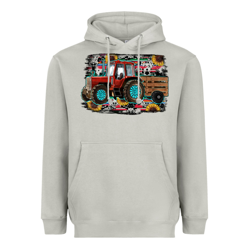 Western Tracktor Heavyweight Hoodie by RanaPortraitStore | Teevron