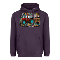 Plum western tracktor Heavyweight Hoodie - RanaPortraitStore