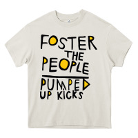 Cream Foster The People Pumped Up Kicks Heavy Core Tee - linhVisuals