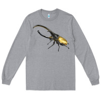 Heather Grey Hercules Beetle Side Long Sleeve Tee - LillyAllenDesigns